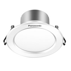 Panasonic 松下 筒灯三色LED铝材客厅筒灯嵌入式孔灯牛眼灯 逸放白色3瓦 开孔7-8cm NNNC75444
