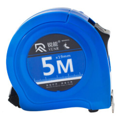 锐能 (RAYENR) 卷尺5M 钢卷尺 盒尺 伸缩尺 米尺 公制尺带 测量工具 NR0041