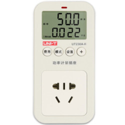 优利德(UNI-T)UT230A-II 功率插座 家用功率检测器 *5件