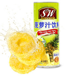 S&W 优实 菠萝汁饮料 含菠萝果粒 240ml