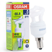 OSRAM 欧司朗 迷你螺旋节能灯 E14小口 2700K 5W*4只