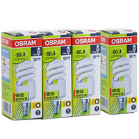 OSRAM 欧司朗 迷你螺旋节能灯 E14小口 暖白色 11W*4只