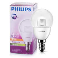 PHILIPS 飞利浦 LED球泡 E14小口 暖光色 4W