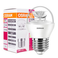 OSRAM 欧司朗 LED透明球泡 E27大口 暖白色 4.5W