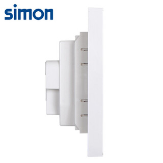 西蒙(SIMON) 开关插座面板 E6系列 五孔插座十只装 86型面板 象牙白色 721084