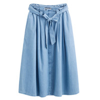 INMAN 茵曼 女士牛仔半身裙 1882110051