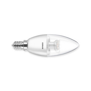 OSRAM 欧司朗 LED透明烛泡 E14 暖白色 3W