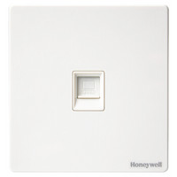 霍尼韦尔(honeywell)开关插座面板 一位电脑插座 86型单联网线宽带插座 境尚系列 白色