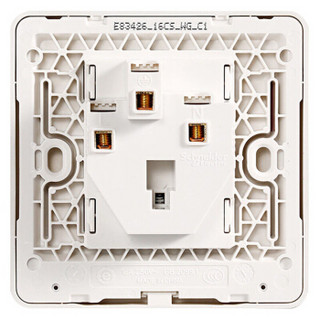 施耐德电气 开关插座 插座面板 16A三孔空调插座 绎尚系列 薄暮金色