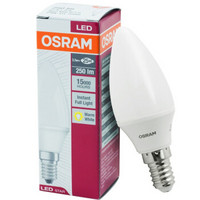 OSRAM 欧司朗 LED磨砂烛泡 E14小口 暖白色 3.3W*4支