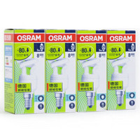 OSRAM 欧司朗 迷你螺旋节能灯 E14小口 6500K 5W*4支