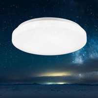 SDhouseware 首度家居 led吸顶灯餐厅灯阳台灯卧室灯客厅灯 星空面包灯 40*40cm 白光 22W