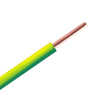 远东电缆（FAR EAST CABLE）ZC-BV2.5平方家装照明插座空调热水器用铜芯阻燃电线单芯单股硬线 100米双色地线