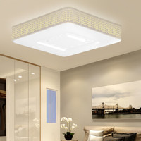 雷士 NVC   Lighting照明  雷士 NVC   Lighting 照明led吸顶灯时尚简约客厅灯卧室灯餐厅灯具 正方形三色分控40w