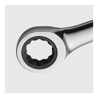 世达 SATA 43225 全抛光两用快板 开口梅花两用扳手 棘轮扳手41mm