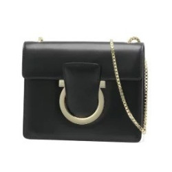 Salvatore Ferragamo 菲拉格慕 Thalia 女士马蹄扣小牛皮链条包