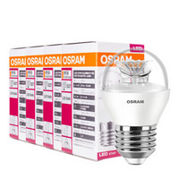 OSRAM 欧司朗 LED透明球泡 E27大口 暖白色 3W*4支