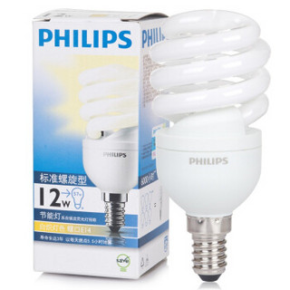 PHILIPS 飞利浦 全螺旋节能灯 E14小口