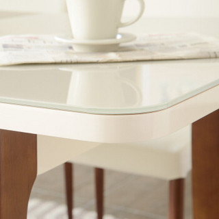 A家家具 餐桌 可折叠伸缩饭桌餐桌客厅 单餐桌 （双色可选 联系客服） DC2202