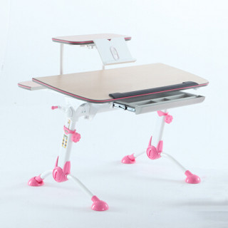生活诚品 台湾原装 儿童书桌 儿童学习桌椅 套装 学生写字桌 ME501PF+602 粉色
