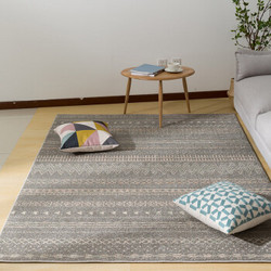 佳佰 现代北欧时尚条纹地毯 雅士灰纹 160*230CM
