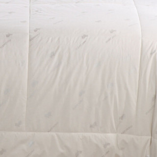 水星家纺 100%羊毛被春秋被 床上用品被子被芯 双人被子200*230cm 白色