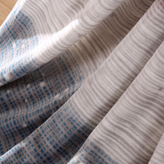 尚玛可家纺 法兰绒毯 午睡毯子亲肤舒适柔软细腻毛毯 品味生活 灰蓝咖150*200cm