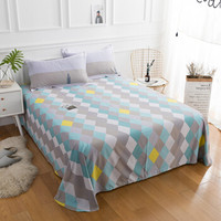佳佰 床单 单件 床上用品 纯棉斜纹简约 品味优雅 适用1.5米双人床（180*230）