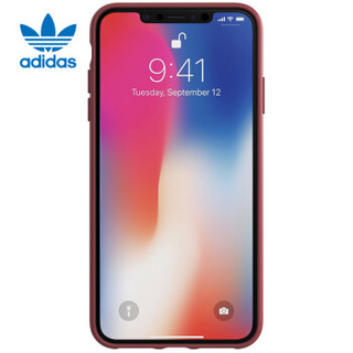  adidas 阿迪达斯 iPhone Xs Max 手机壳 (深粉)