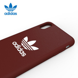  adidas 阿迪达斯 iPhone Xs Max 手机壳 (酒红)