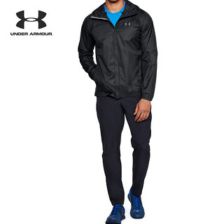 Under Armour 安德玛 UA男子 Shell 连帽登山运动夹克-1309336 (XXL、灰色)