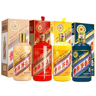 MOUTAI 茅台 生肖纪念酒 甲午马年+乙未羊年+丙申猴年+丁酉鸡年 53%vol 酱香型白酒 500ml*4瓶 组合装