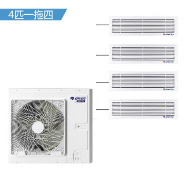 商品gree 格力 gmv-h100wl/f 雅居系列 4匹 一拖四 家用中央空调
