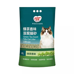 怡亲 绿茶豆腐猫砂 6L *3件