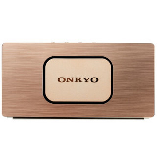 安桥 ONKYO Levoke23(W) 蓝牙音响 迷你音响 手机音响 便携式扬声器（金色）