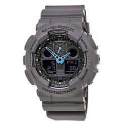  CASIO 卡西欧 G-SHOCK GA100C-8A 男款双显腕表 