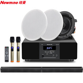 纽曼 (Newmine) BW-208 5.1家庭影院KTV音响套装 回音壁电视音响定阻吸顶喇叭组合
