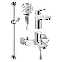 Hansgrohe 汉斯格雅 飞雨 select120手持花洒+福柯斯面盆龙头套餐