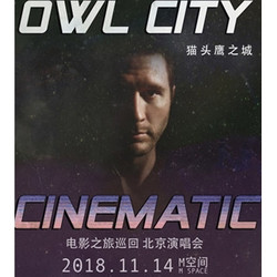 2018"Owl City Cinematic Tour"（猫头鹰之城电影之旅）  演唱会  北京站