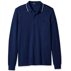 FRED PERRY 佛莱德·派瑞 M3636 男士撞色条纹翻领长袖polo衫