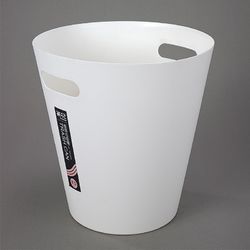 茶花 极简式无盖垃圾桶 3.6L