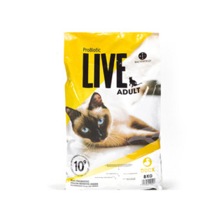 live 宠物 成猫粮 活性益生菌鸭肉配方 8kg
