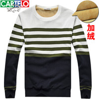 CARTELO 男士针织衫条纹圆领毛衣