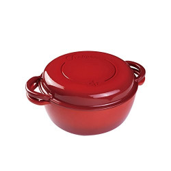 Fontignac 芳庭 珐琅铸铁炖锅 26cm 带煎锅功能
