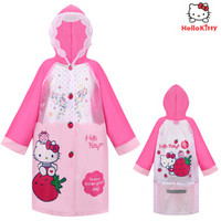 Hello Kitty 凯蒂猫 1017B 女童雨披带书包位