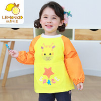 lemonkid 柠檬宝宝 LE250316 儿童罩衣 黄色小鹿 XL