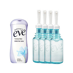 Summer's eve 夏依 女士洗液 133ml*4+ 女性专用洗液（敏感肌肤）119ml *3件