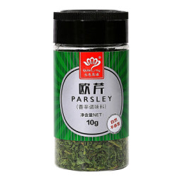 七色花语 欧芹片 烹调调味料 法香碎 欧芹碎 烘焙西餐调料 10g *16件