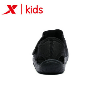 XTEP 特步 682216509692 儿童沙滩鞋 (28、黑)