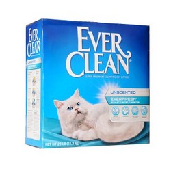 EVER CLEAN 铂钻 天然膨润土砂天然猫砂 白标 25磅/11.3kg